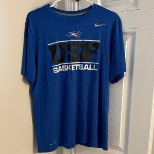 Nike Blue USF Basketball Tee